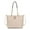 Beige, variant on MKF Collection Alyne Vegan Leather Women's Shoulder Bag, Fashion Tote Purse Handbag by Mia K - Cognac