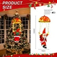 thumbnail image 3 of BinKFF Christmas Lights Outdoor Indoor, Santa Claus Parachute LED Lights, Christmas Decorations Lights Outside Inside for Window, Garden, Home, Porch, Xmas Tree Decor, 3 of 5