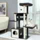thumbnail image 2 of Domestic Delivery Big Cat Tree Tower Condo Furniture Scratch Post Cat Jumping Toy with Ladder for Kittens Pet House Play ShopWise Round, 2 of 18