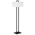 thumbnail image 3 of Evelyn&Zoe Adair 68" Tall Floor Lamp with Fabric Shade, Brass/White, 3 of 5