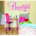 thumbnail image 1 of Custom Wall Decal Sticker : Beautiful Sign Kids Girl Teen Baby 20x40 Inches, 1 of 1