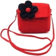 thumbnail image 2 of Aligle Little Girl Beauty Set Bolso de mano de flores de peluche + 2 pinzas para el cabello + collar pulsera (rosa) Adepaton HMHZ881-4, 2 of 7