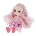 thumbnail image 4 of Juguete para niñas Mini muñeca conjunta Piel bnca Zapatos Trajes Rose Curls Cabello con doble zo Zulema Juguetes de muñecas para niñas, 4 of 7