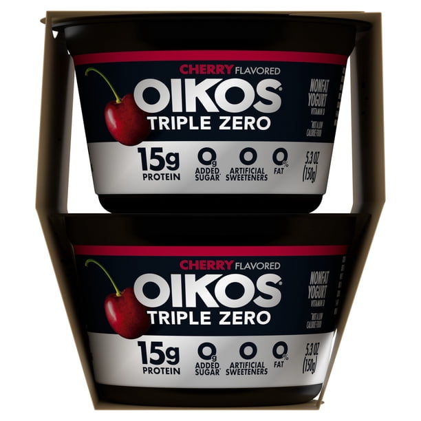 Oikos Zero Cherry 4pk | Yogurt stock for food distributors