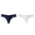 thumbnail image 1 of (Lot de 2) Rinsvye Culottes Femmes Sport Coton Culottes Bikini String Respirant Culottes Coton Strings pour Femmes Pack Taille 9 Femmes Bikini Dentelle Variété pour Femmes Grandes Culottes, 1 of 4