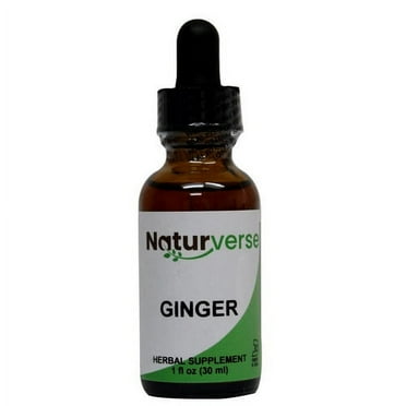 Naturverse Ginger Root Supplement, Liquid Herbal Supplements, 1 Oz
