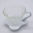 thumbnail image 4 of Hario V60 Glass Coffee Dripper, Size 01, White, 4 of 6