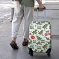 thumbnail image 3 of White Cartoon Soccer Dinosaurs Pattern Luggage Cover Fashion Suitcase Cover Baggage Covers Fit 25-28 Inch Luggage (Go Travel), 3 of 5