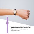thumbnail image 2 of Correa de reloj de plástico de repuesto de liberación rápida, compatible con POLAR FT4/FT7 (morado)., 2 of 8