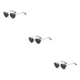 thumbnail image 4 of Guardoinrt Heart-Shaped Stand Out Gold Metal Frame And Non-Slide Silicone Nose Pads Mulitple Colours black 3Set, 4 of 6