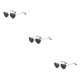 thumbnail image 4 of Gafas de sol Sonducket en forma de corazón montura de metal dorado lentes Tac protección solar elegante, 4 of 6