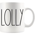 thumbnail image 1 of Lolly Coffee Mug | Rae Dunn Inspired Style Birthday - Merry Christmas Mother Day Family Present For The Best Ever Cup 11oz RTCLYJSJEX-11oz White,White,11oz, 1 of 5