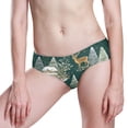 thumbnail image 5 of Iauyy Womens Underwear Hipster Flex Panties Dig-Free Fit Breathable Underwear for Women , Soft Christmas Reindeer, 5 of 6