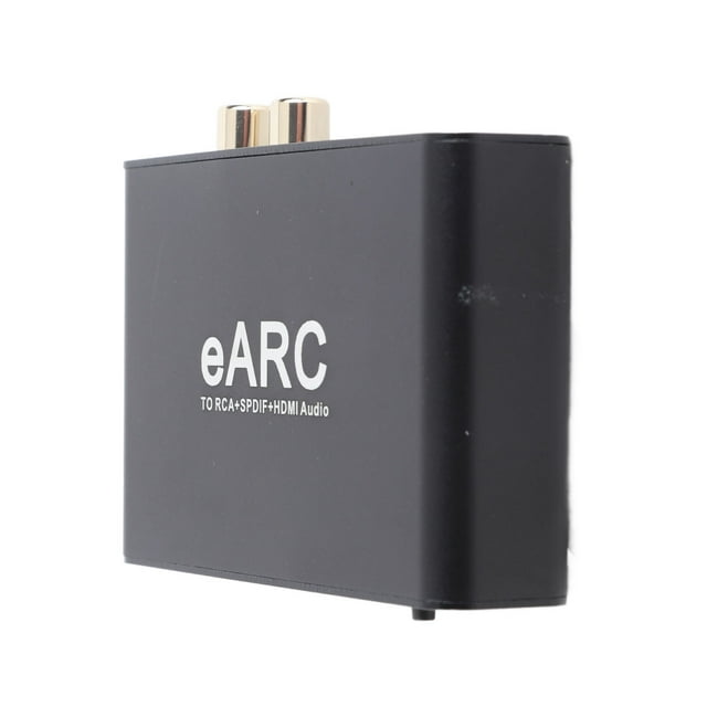 Extractor de Sonido Earc, Adaptador de Multimedia HD 192kHz de 24 bits de 3.5 mm de salida para hdtv