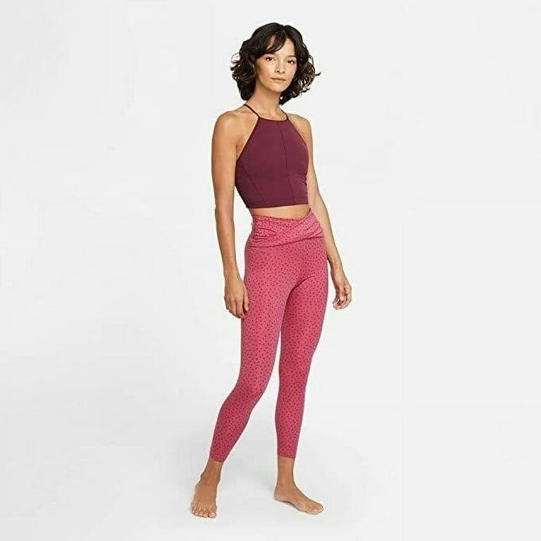 Nike Women's Yoga Dots Twist 7/8 Capri Tights, SWEET BEET, M New with  box/tags 