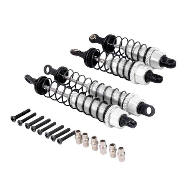 Amortiguador RC Sunnimix 4 piezas con Springs para Wltoys 1/12 RC coche 12428 12423 12429 FY03