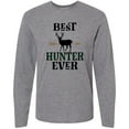 thumbnail image 3 of Inktastic Best Hunter Ever Deer Hunting Archery Long Sleeve T-Shirt, 3 of 5