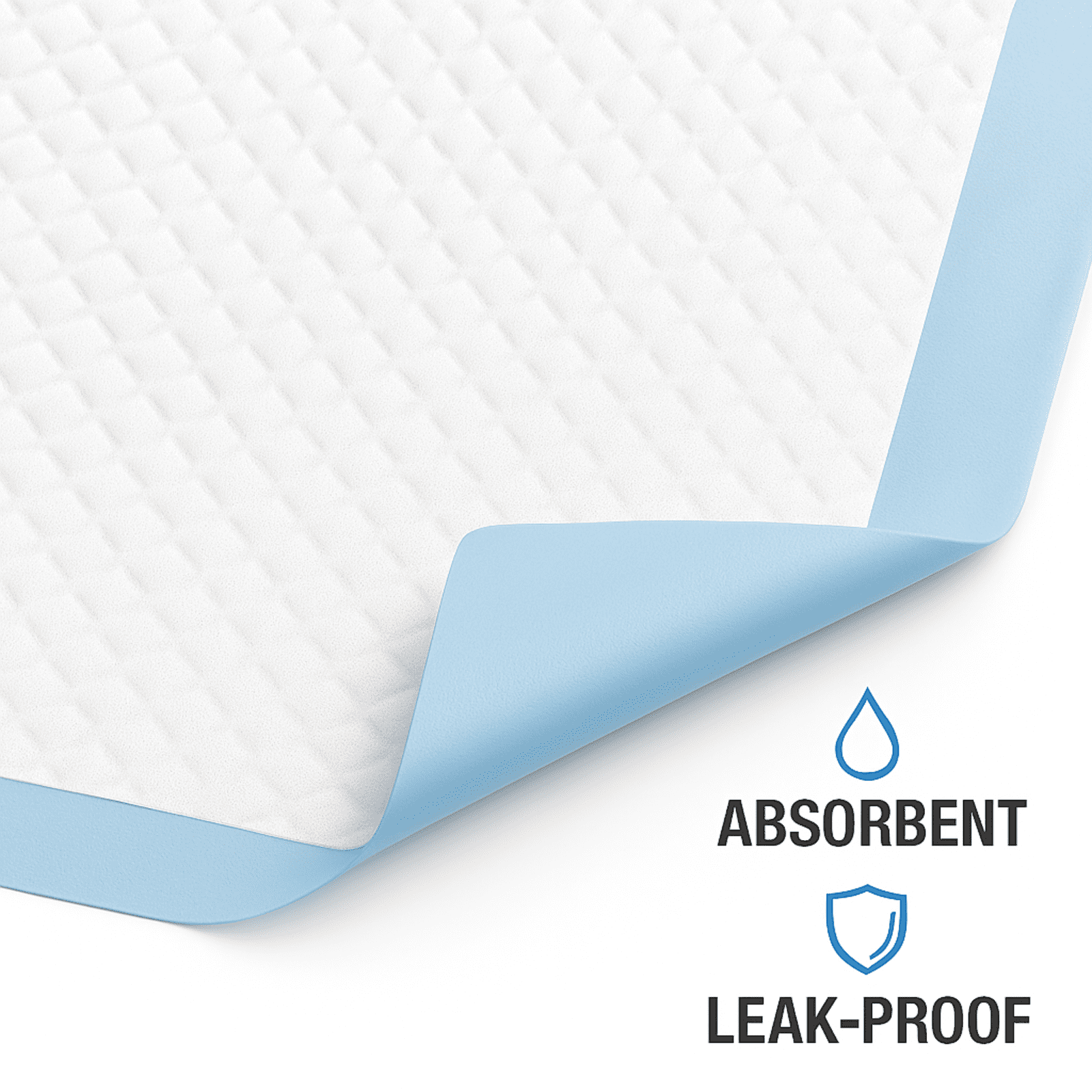 Metro Source 23" x 36" Disposable Underpads, 150 Count | Ultra Absorbent Leak-Proof Bed Pads