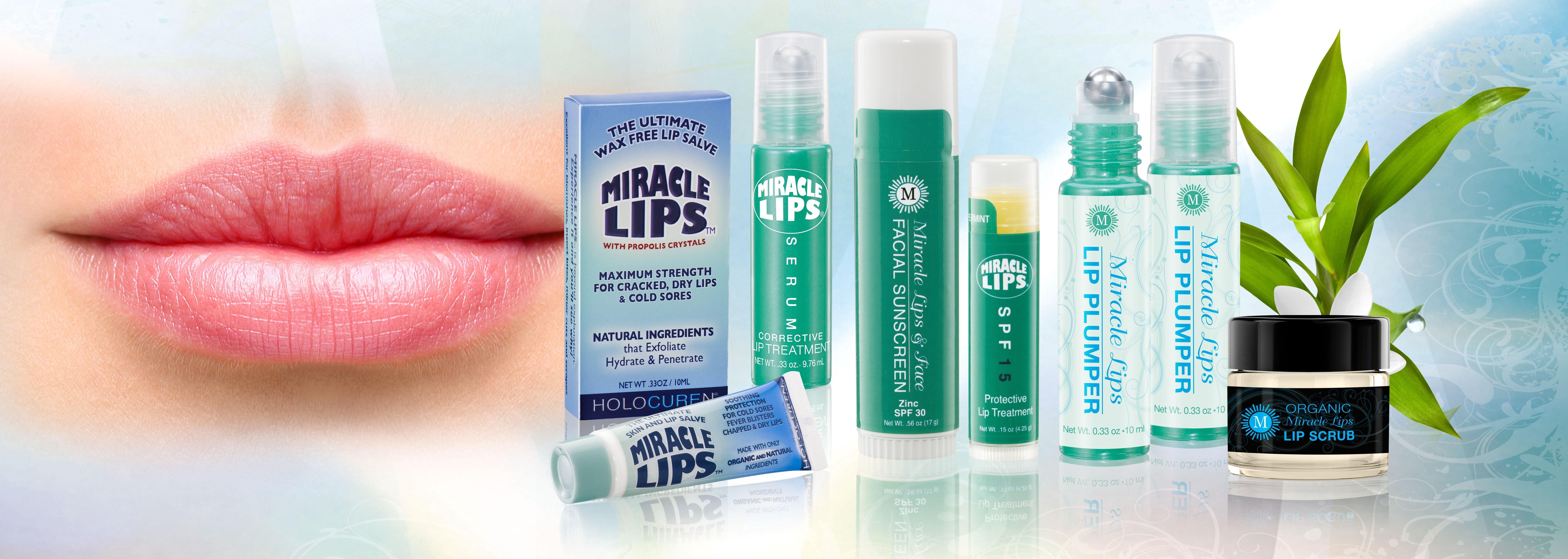 Miracle Lips Serum and Miracle Lips SPF 15 Lip Balm Correct and Protect