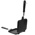 thumbnail image 6 of SEWCHICS Nonstick Black Sandwich Press Double Sided Baking Pan for Quick Breakfasts, 6 of 8