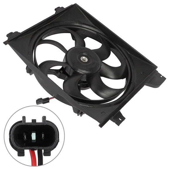 CCIYU Radiator or Condenser Cooling Fan Fit for 2006 2007 2008 2009 2010 2011 for Kia Rio Rio5
