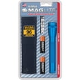 thumbnail image 3 of Linterna MagLite Mini incandescente de 2 celdas AA azul con funda, 3 of 5