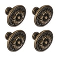 thumbnail image 2 of 4 Pcs Boutons Ronds en Bronze Simple Style Européen pour Armoire Meubles, 2 of 9