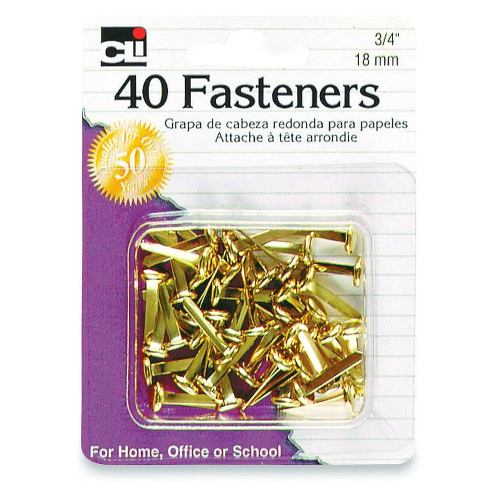 CLI Round Head Paper Fastener - Walmart.com - Walmart.com