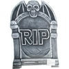 Light-Up Halloween Tombstone, Skull with Wings