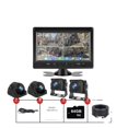 thumbnail image 1 of 7" AHD 4CH Truck Monitor BSD Recording DVR 1080P Car Rear View Camera Vehicle IPS Touch Screen Right Outside Speaker ,Clear Images, 1 of 7