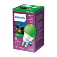 thumbnail image 3 of PHILIPS 8W (60W) A19 Medium Base Non-Dimmable Green LED Light Bulb, 3 of 5