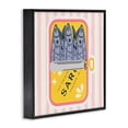 thumbnail image 2 of Stupell Industries Mid-Century Yellow Sardine Tin Black Framed Giclee Art, 24 x 24, by Creative Studio, 2 of 8