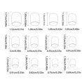 thumbnail image 3 of DHARMONAL Blue And White Flash Full Coverage False Nail Display Holder 123 Go Gel Nails Tips Extra Long False Nails with Designs Nail Forms for Gel Nails Coffin Nail Tips Coffin Shape Medium, 3 of 9
