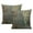 Géométrie Moderne Abstract-78, variante sur Housses de Coussins Décoratives Audacieuses et Magnifiques - Design Sarcelle et Brun Qui Ajoute de l'Élégance à Toute Pièce