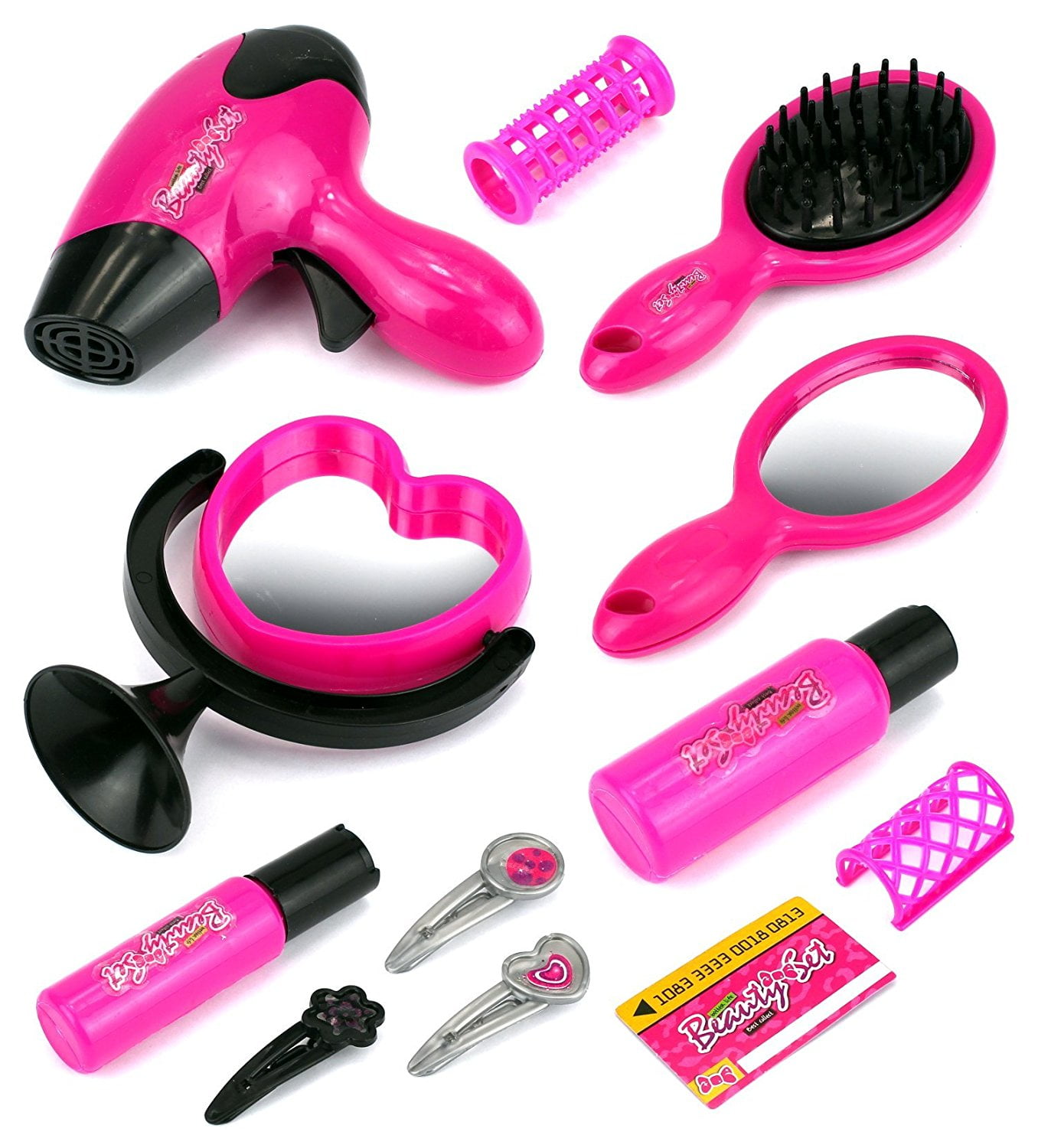 Style Design Pretend Play Toy Fashion Beauty Play Set w/ Assorted Hair