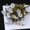 thumbnail image 4 of 11." Artificial Daisy Flowers 6PCS UV Resistant Outdoor Flowers with Stems Wildflower Arrangements for Vase Home Garden Wedding Office Shop Decor Realistic Silk Floral Decorations, 4 of 4