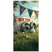 LUUFILx Green Black Triangular Pennant Banner Golf Themed Decorations for Golf Tournaments Golf Parties Golfing Events Golf Club Gatherings Golf Themed Celebrations