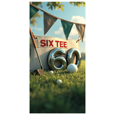 LUUFILx Green Black Triangular Pennant Banner Golf Themed Decorations for Golf Tournaments Golf Parties Golfing Events Golf Club Gatherings Golf Themed Celebrations