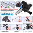 thumbnail image 3 of Accessory 4 Inch Electric Drill Modified To Electric Chainsaw Tool Attachment Electric Chainsaws Accessory Practical Modification Tool Set Woodworking Cutting Tool, 3 of 7