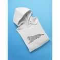 thumbnail image 3 of Leopard Pencil Drawing Hoodie Women -Image by Shutterstock, Female 3X-Large, 3 of 4