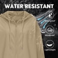 thumbnail image 7 of ZGRBOU Women's Waterproof Raincoat Lightweight Hooded Windbreaker Casual Breathable Outdoor Jacket with Pockets, 7 of 7