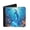 Blue Ocean Dolphin, variant on Patchwork Dog Paw Floral Boys Wallet,Leather Card Holder Purse Coin ID Pocket for Kids Teens Mens Portable Dustproof Bifold Card Wallet