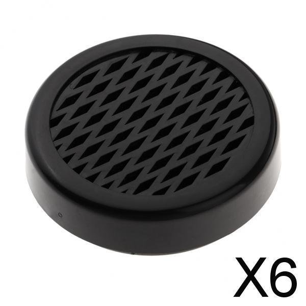 Humidificador De Cigarros 6x Humidificador De Espuma Grande Humidificador Redondo Negro