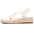 thumbnail image 2 of Women's Platform Wedge Heel Sandals - Comfortable Insole Lightweight Rubber Sole, Open-Toe Adjustable Elastic Strap Summer Casual Sandals, 2 of 7