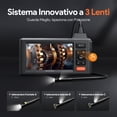 thumbnail image 2 of Boroscopio de alcantarillado DEPSTECH DS620 de triple lente de 15 m con sensor IPS de 5 pulgadas, 2 of 5