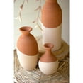 thumbnail image 5 of SET OF THREE IVORY DIPPED CLAY VASES, 5 of 8