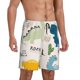 thumbnail image 2 of Fotbe Childish Dinosaur Pantalones Cortos de Pijama para Hombre, Ropa de Dormir, Pantalones de Pijama Cortos para Hombre-Large, 2 of 6