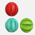 thumbnail image 4 of Chien de Compagnie Mâcher Formation Boule de Caoutchouc Nettoyage Dent Jouet Traite Distributeur Titulaire Rouge S, 4 of 8
