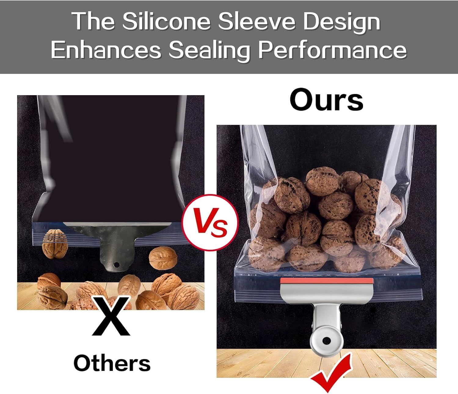 12 Pack Stainless Steel Chip Bag Clips Covered with Silicone NO More Sharp Edges Bulldog Clips for Food Bags Air Tight Seal Heavy Duty Binder Paper Clips for Kitchen and Office 3 Inches
