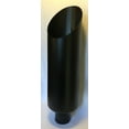 thumbnail image 2 of 4" Inlet x 10" Outlet x 36" Tall FLAT BLACK Miter Cut Diesel Exhaust Stack Pipe (Weld On), 2 of 2